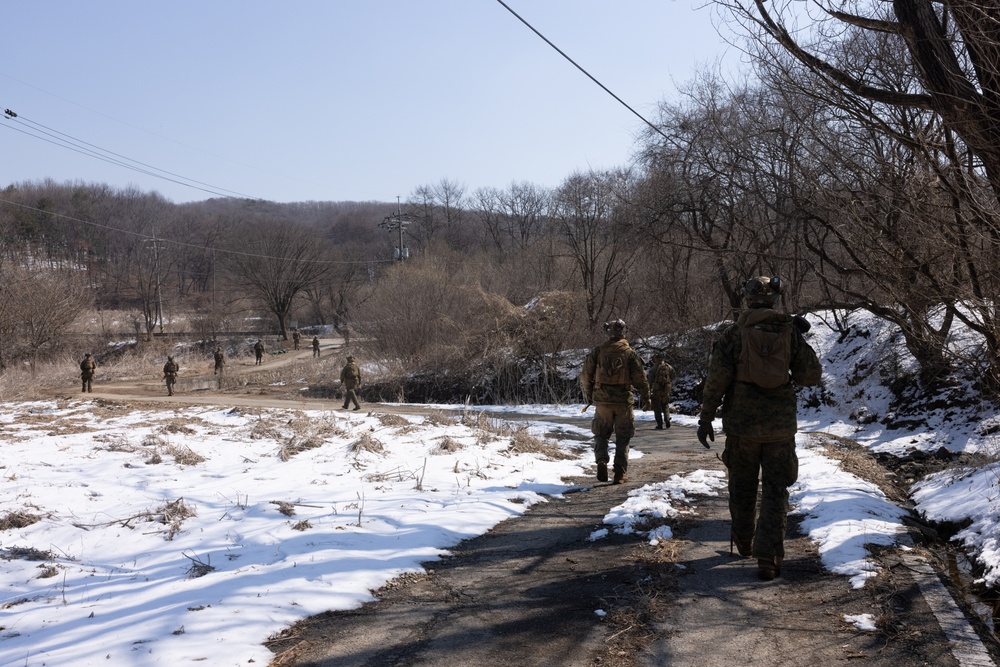 4th Marine Regiment conducts Force-on-Force Training Exercise during KMEP 25.1
