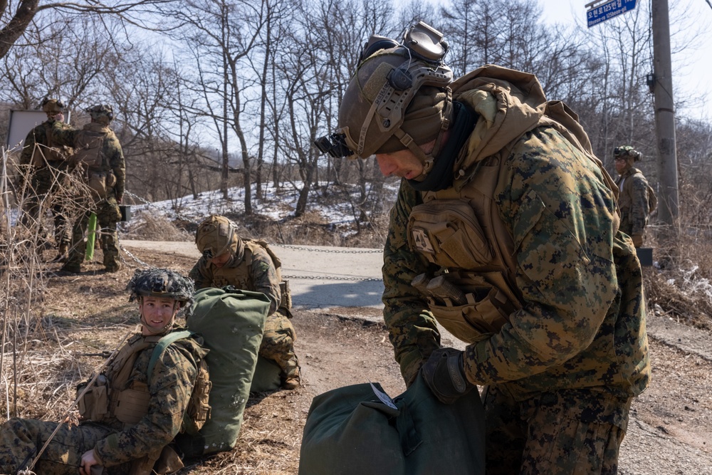 4th Marine Regiment conducts Force-on-Force Training Exercise during KMEP 25.1