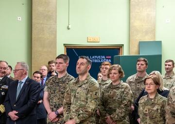 Latvian War Museum launches exhibit commemorating  U.S. and Latvian military partnership