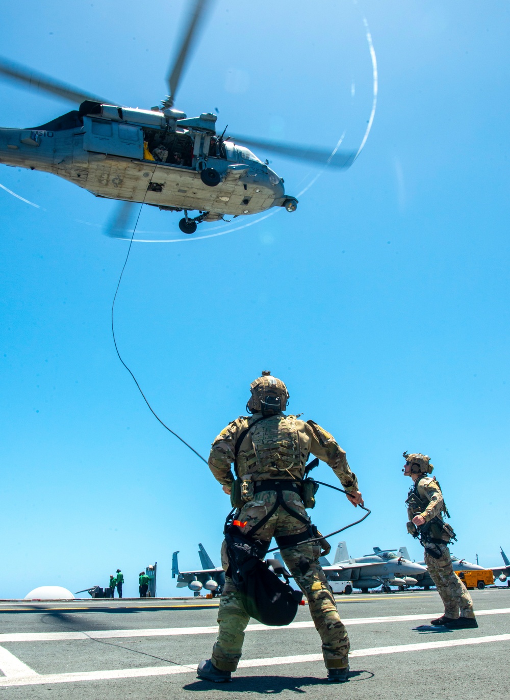 Nimitz Conducts Fast-Rope Operations