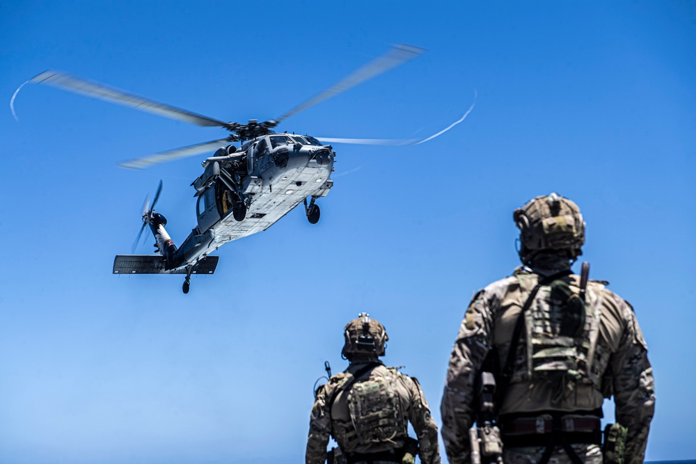 Nimitz Conducts Fast-Rope Operations