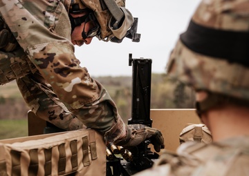 130th Maneuver Enhancement brigade MP Crew Serve Training