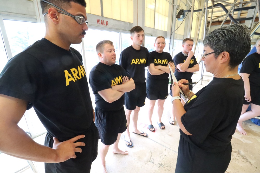 JB MDL- 99 RSC Best Squad Competition, Water Obstacle Course