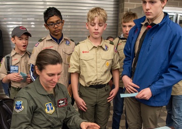 128th Air Refueling Wing Hosts Scouts Weekend, Inspiring Local Youth Through Hands-On Air Force Experience