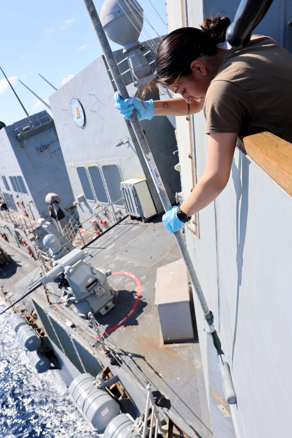 USS Gravely conducts maritime operations in Gulf of America USS Gravely conducts maritime operations in Gulf of America