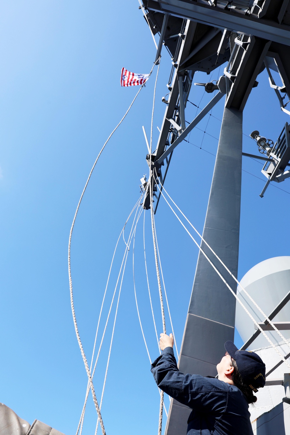 USS Gravely conducts maritime operations in Gulf of America
