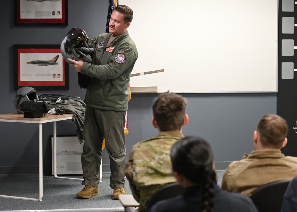 104th Fighter Wing hosts AFROTC tour, bolsters recruiting possibilities