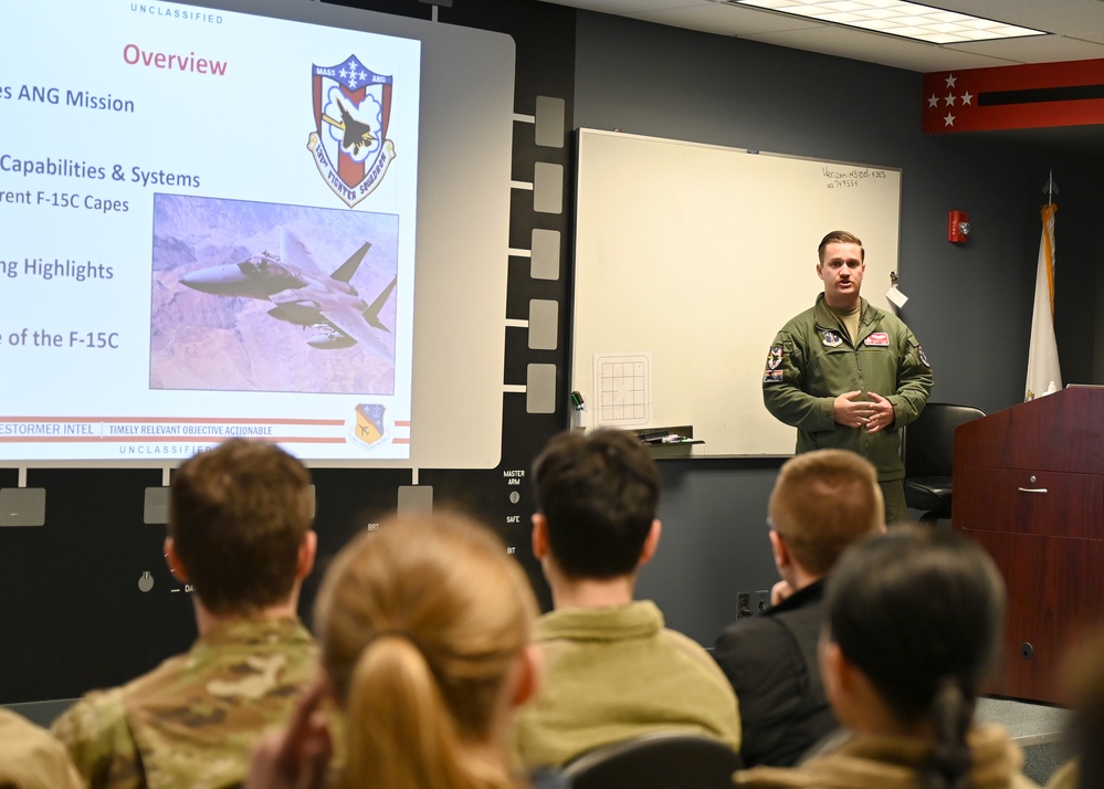 104th Fighter Wing hosts AFROTC tour, bolsters recruiting possibilities