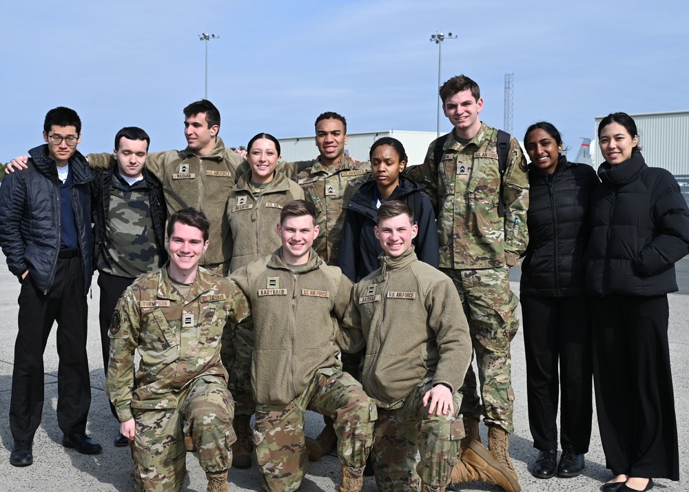 104th Fighter Wing hosts AFROTC tour, bolsters recruiting possibilities