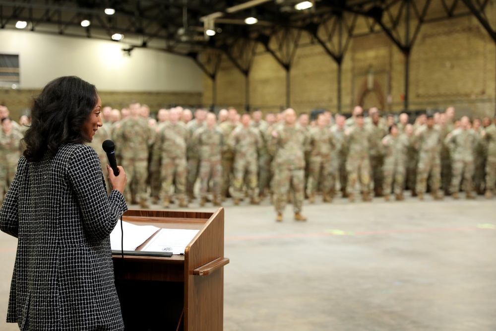 Iron Brigade engineer recognized for community service, exceptional leadership