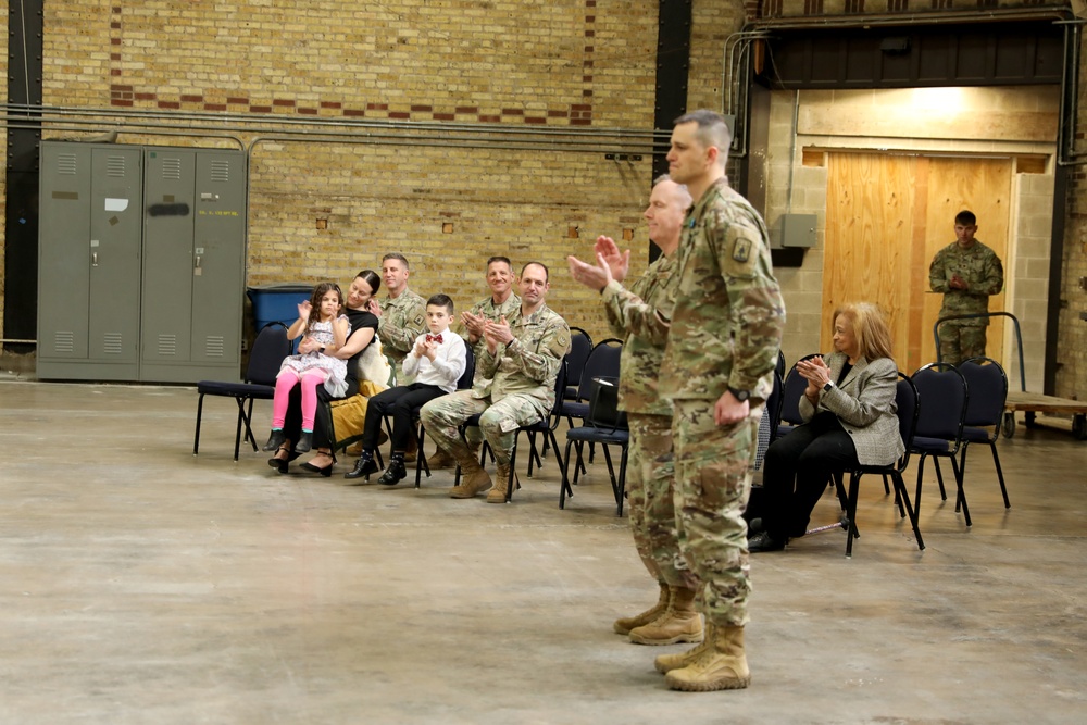 Iron Brigade engineer recognized for community service, exceptional leadership