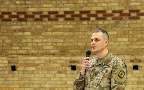 Iron Brigade engineer recognized for community service, exceptional leadership