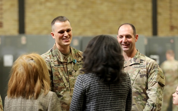 Iron Brigade engineer recognized for community service, exceptional leadership