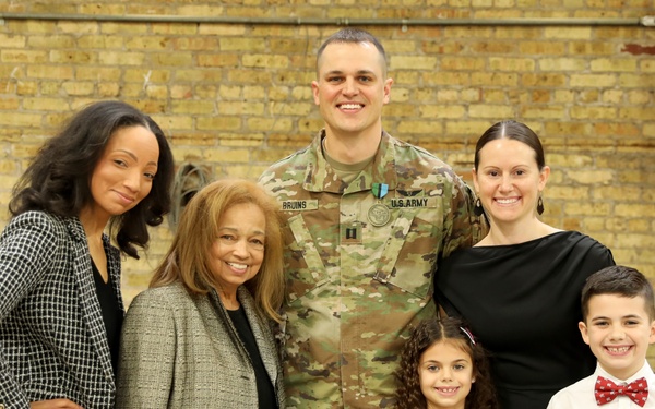 Iron Brigade engineer recognized for community service, exceptional leadership