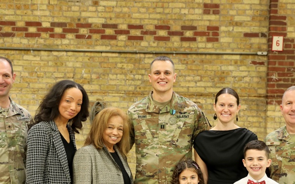 Iron Brigade engineer recognized for community service, exceptional leadership