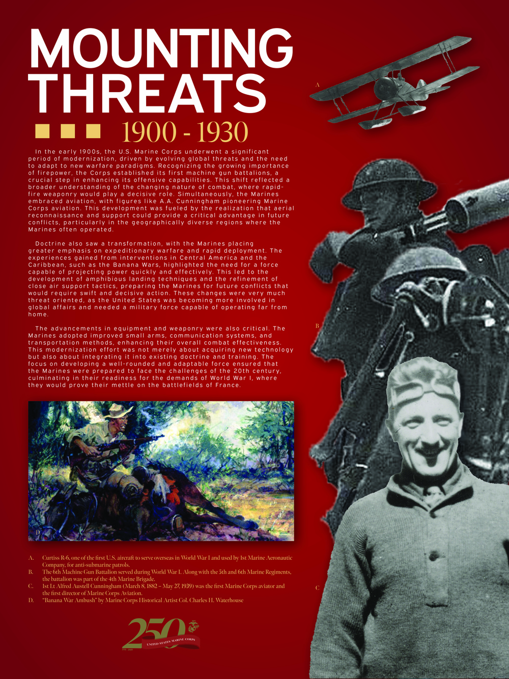 Modern Day Marine Warfighting Pavilion Historical Poster (1900-1930)