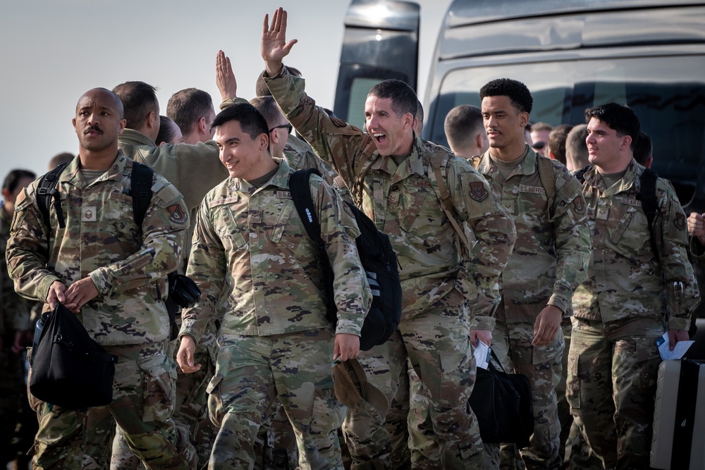525th Fighter Squadron returns home after successful deployment to Japan