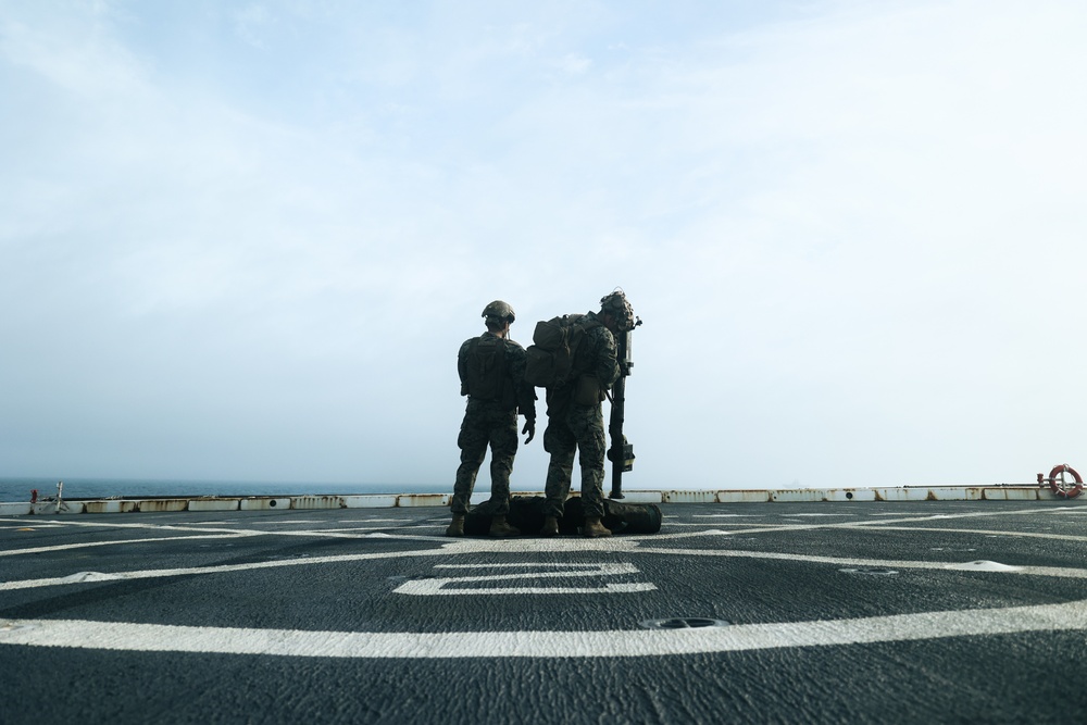 22nd MEU | LMADIS Operations Aboard USS San Antonio