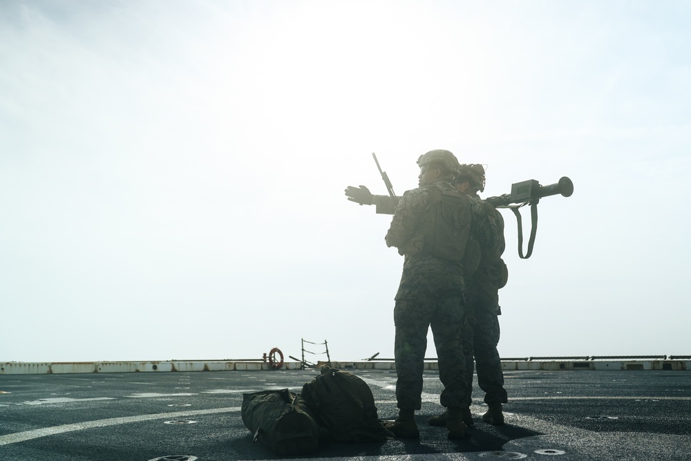 22nd MEU | LMADIS Operations Aboard USS San Antonio
