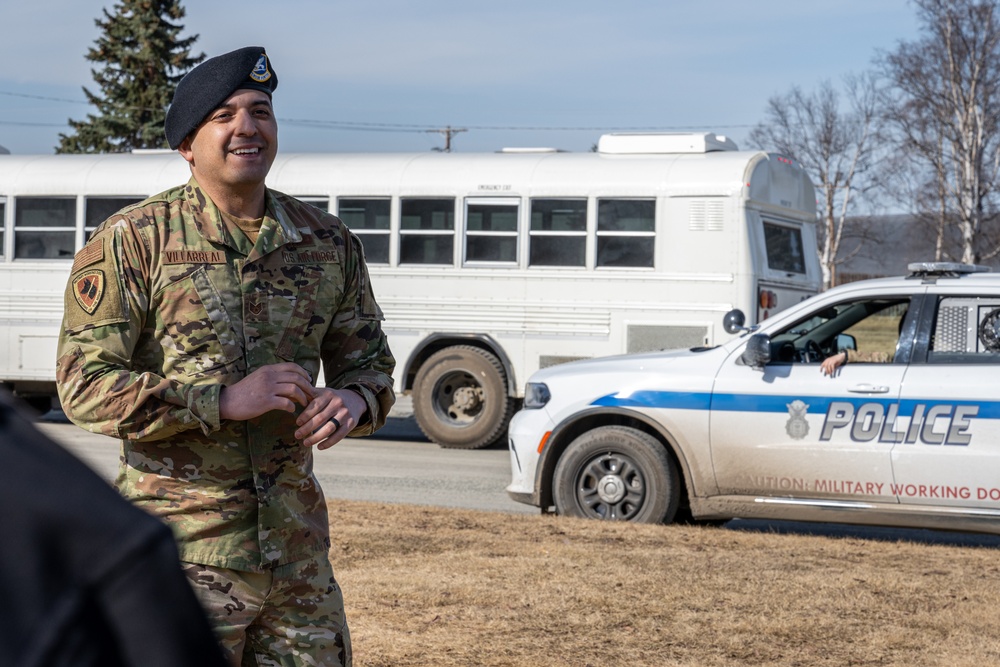 Anchorage Chamber of Commerce’s Military Affairs Committee tours JBER facilities, squadrons