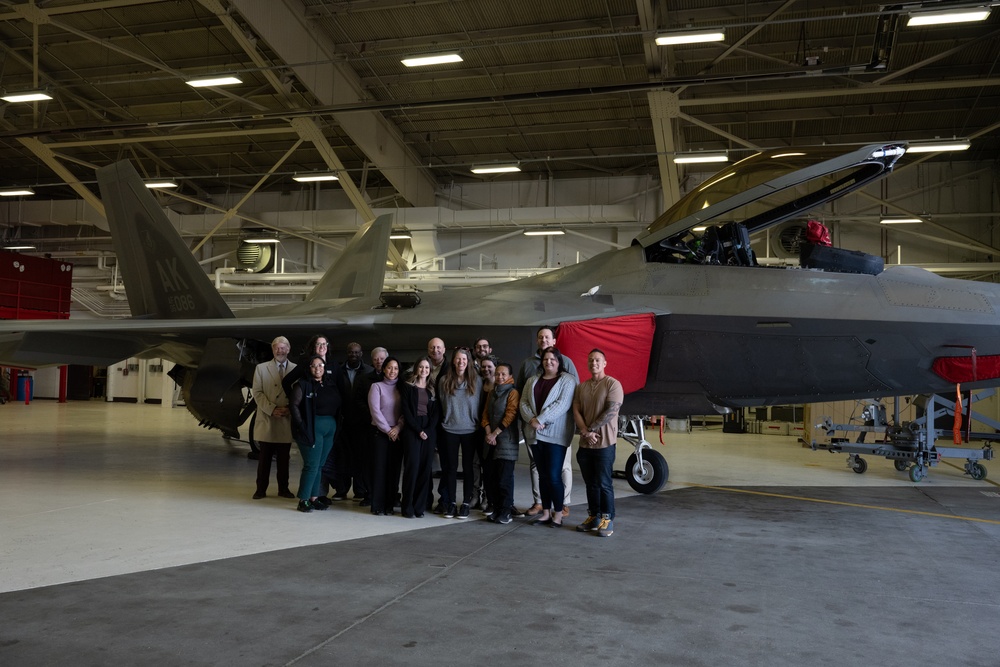 Anchorage Chamber of Commerce’s Military Affairs Committee tours JBER facilities, squadrons