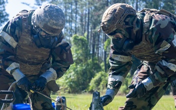 Florida Airmen train to survive against chemical threats