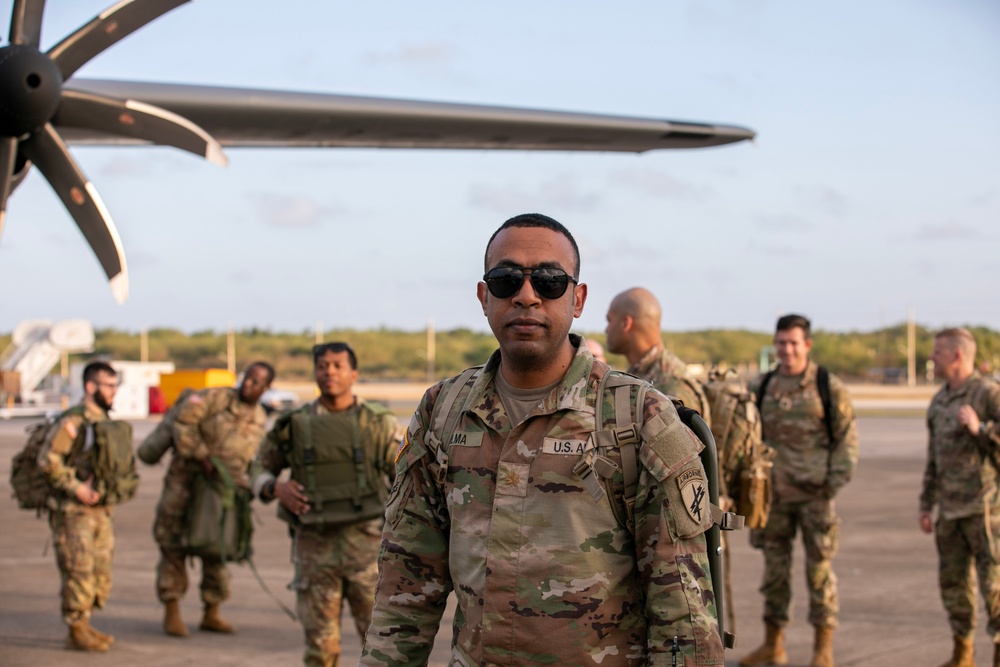 404 CA BN Arrives at Camp Santiago
