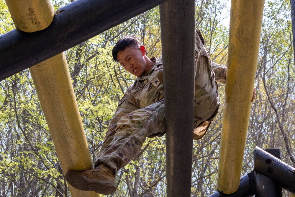 XVIII Airborne Corps Best Squad Competition Day One: Air Assault Obstacle Course