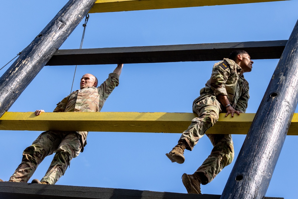 XVIII Airborne Corps Best Squad Competition Day One: Air Assault Obstacle Course
