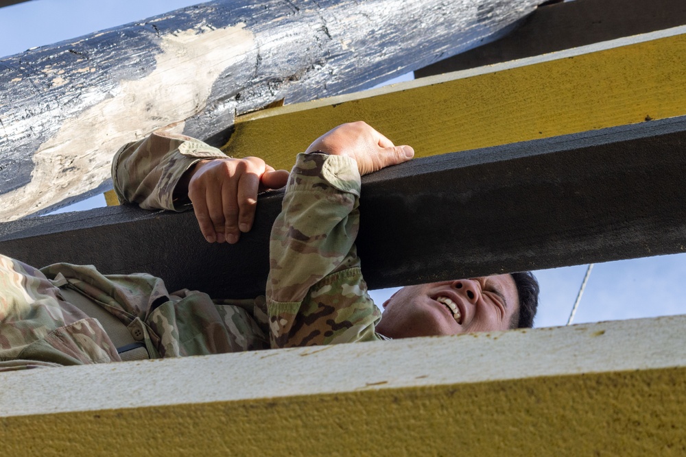 XVIII Airborne Corps Best Squad Competition Day One: Air Assault Obstacle Course