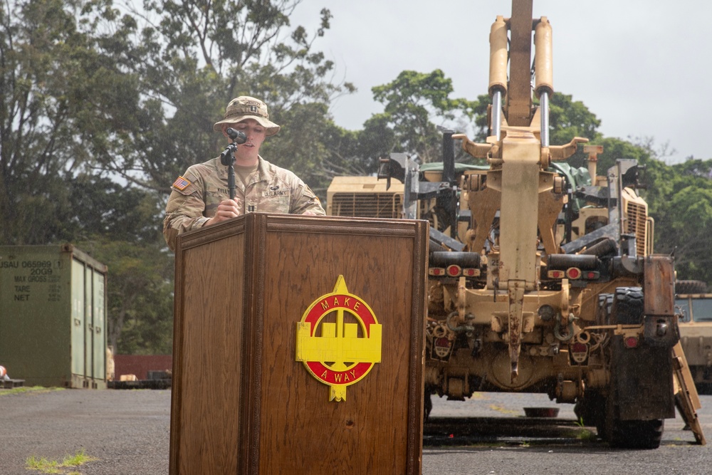 Charlie Co., 524 DSSB Change of Responsibility