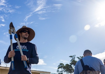 Marina Mangroves: Volunteers remove invasive trees from MCBH