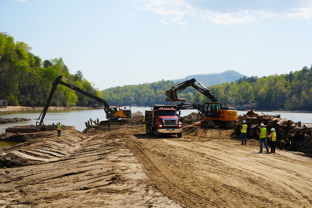 What lies beneath: Lake Lure's lurking litter lifted and loaded