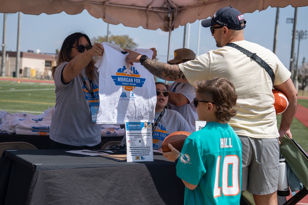Yokota hosts NFL ProCamp for military kids