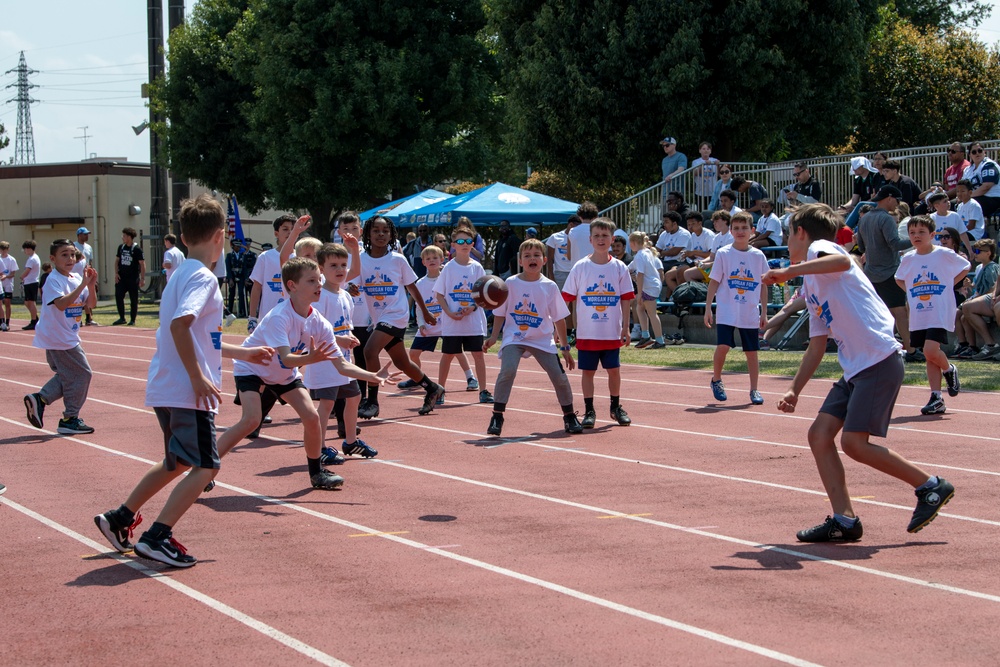 Yokota hosts NFL ProCamp for military kids