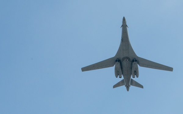 B-1s train with ROKAF, conduct flyover