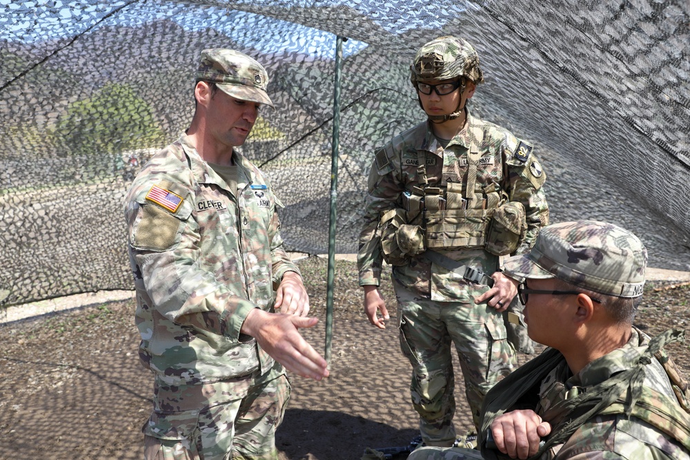 U.S. Army and Republic of Korea soldiers compete in Expert Soldier, Infantry and Field Medical Badge training.