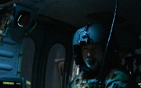 U.S. military rescuers hone their skills during Combat Search and Rescue Training Exercise in South Korea