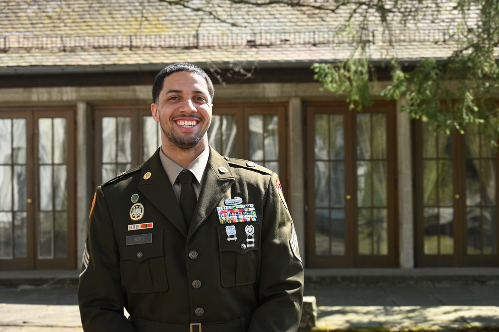 SSG Anthony Hicks from USAG Italy