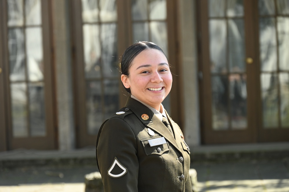 PFC Cristal Barrera from USAG Ansbach