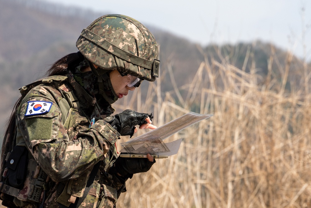 Soldiers Conduct Land Navigation During E3B Train Up at Rodriguez Live Fire Complex