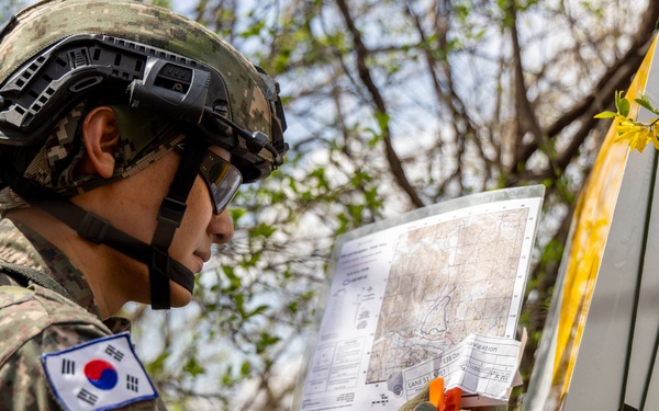 Soldiers Conduct Land Navigation During E3B Train Up at Rodriguez Live Fire Complex
