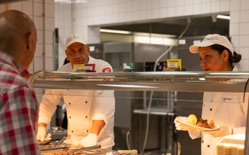 Sustaining the warfighter: food operations resume at Kleber Kaserne DFAC