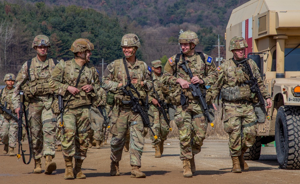 Soldiers Conduct Land Navigation During E3B Event