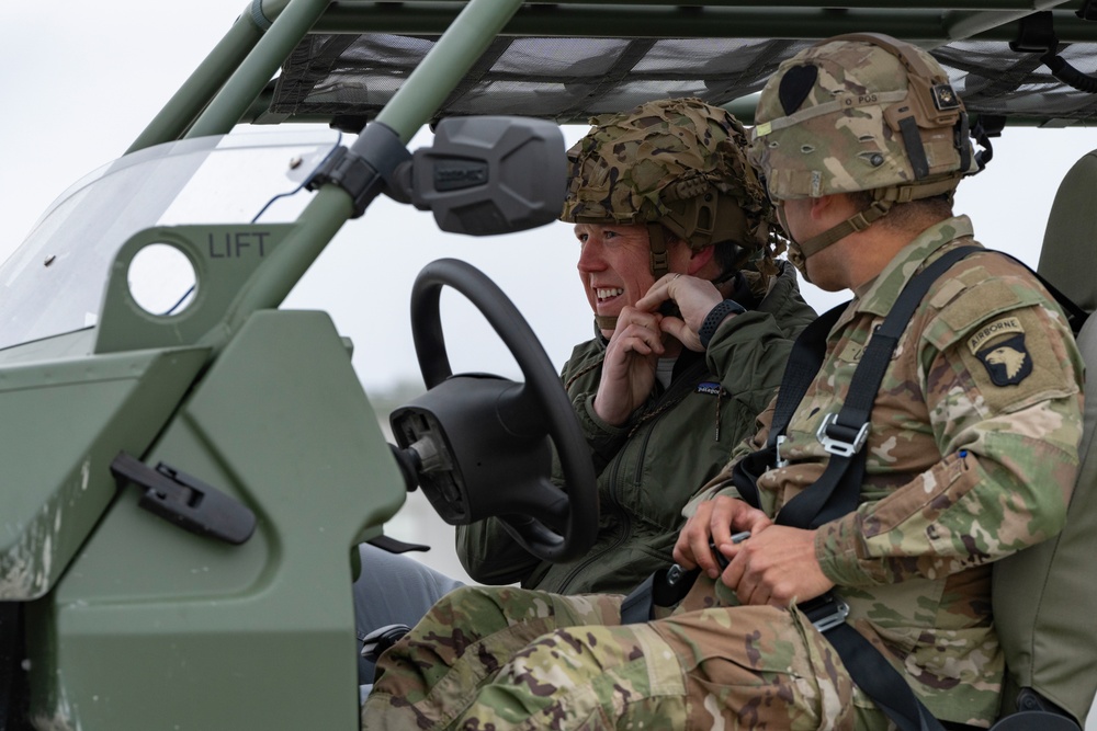 Secretary of the Army Tours Army Prepositioned Stocks-2 Site in Poland