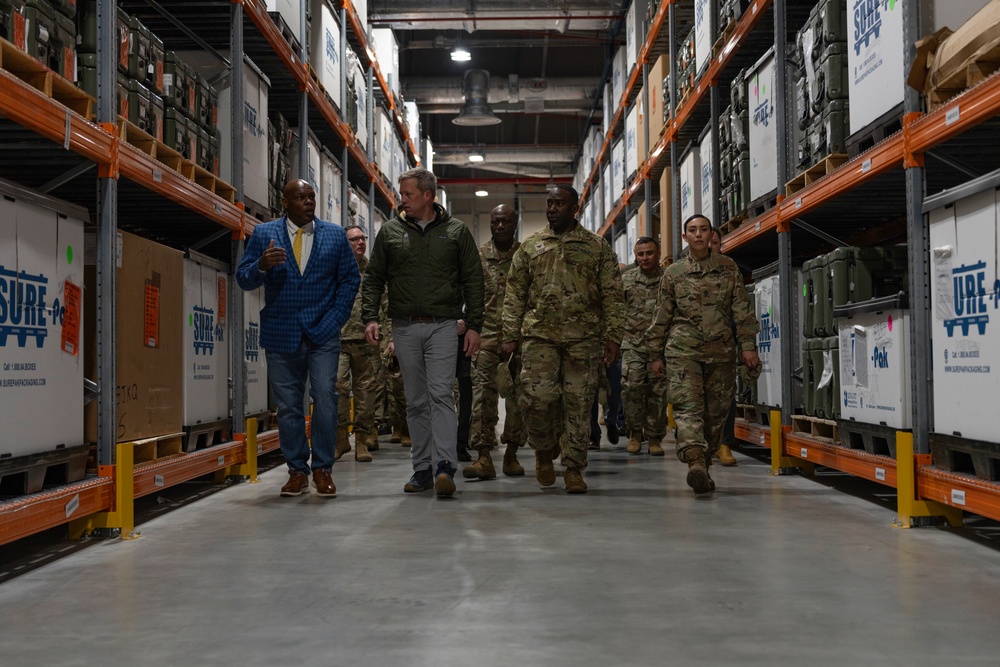 Secretary of the Army Tours Army Prepositioned Stocks-2 Site in Poland