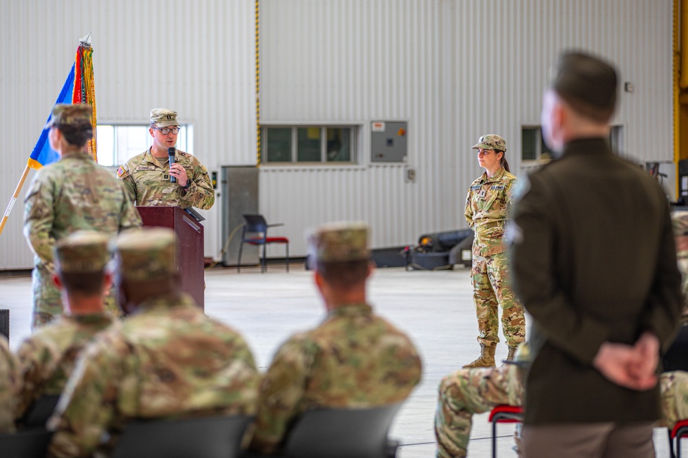 2-4 GSAB Alpha Company Change of Command Ceremony