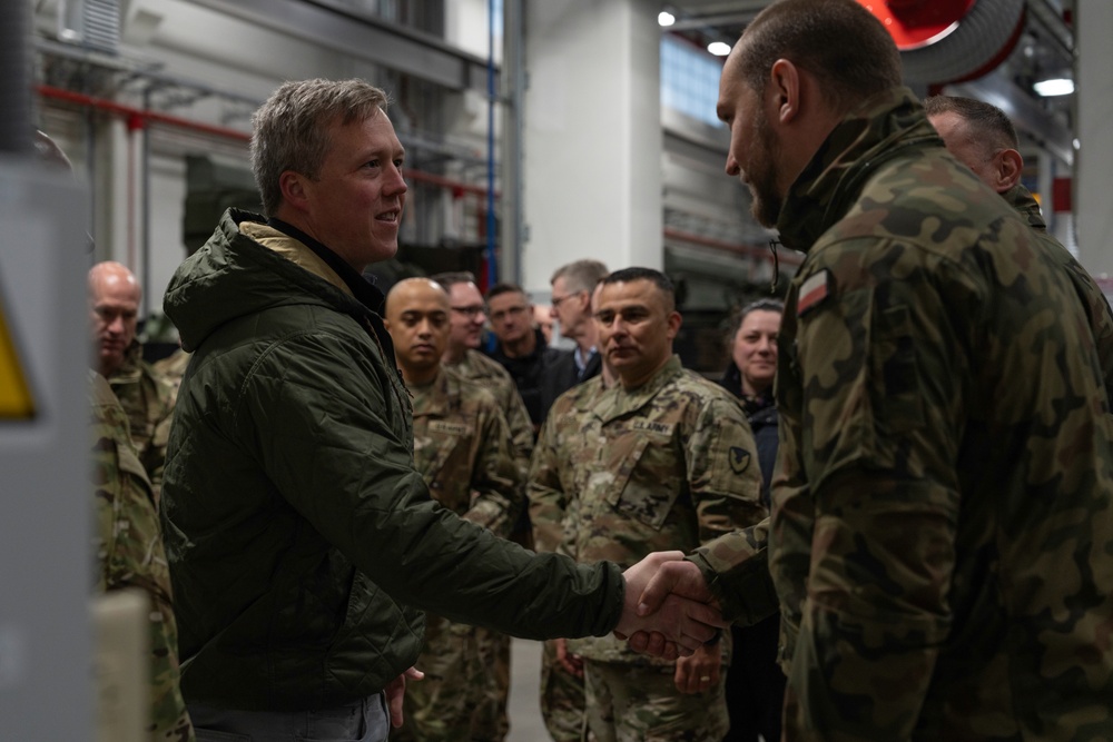 Secretary of the Army Tours Army Prepositioned Stocks-2 Site in Poland