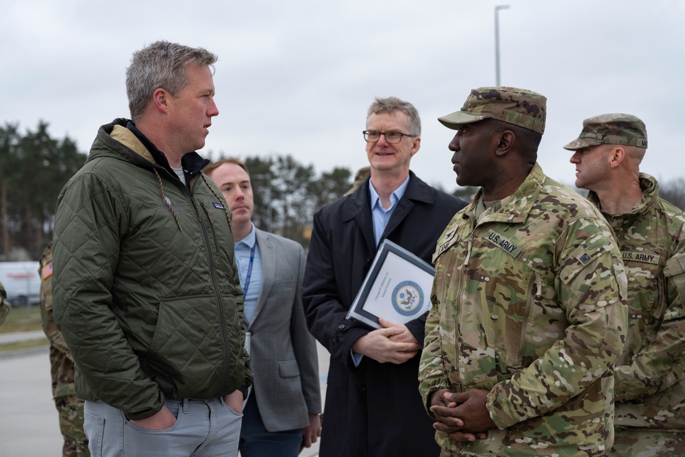 Secretary of the Army Tours Army Prepositioned Stocks-2 Site in Poland