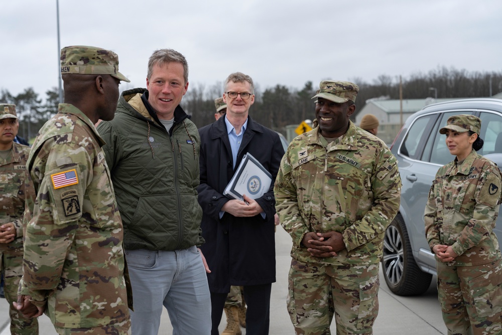 Secretary of the Army Tours Army Prepositioned Stocks-2 Site in Poland